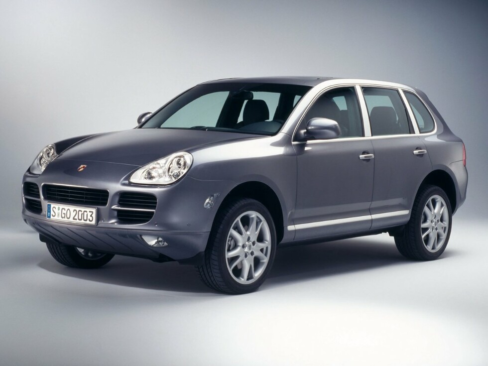 Коврики текстильные "Комфорт" для Porsche Cayenne (suv / 955) 2002 - 2007, темно-серые, 4шт.