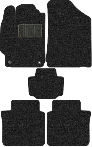 Коврики "Классик" в салон Toyota Camry VIII (седан / XV50) 2011 - 2014, темно-серые 5шт.