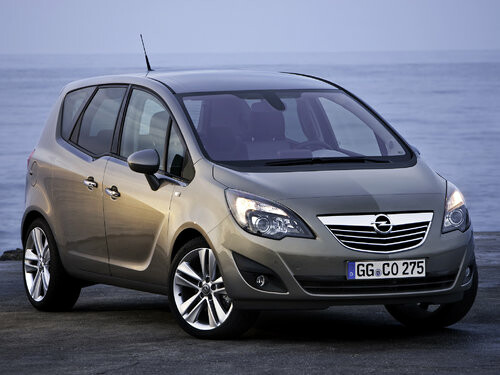 Коврики текстильные "Классик" для Opel Meriva (минивэн / B) 2009 - 2014, темно-серые, 4шт.