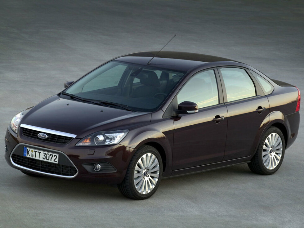 Коврики ЭВА "EVA ромб" для Ford Focus II (седан / CB4) 2007 - 2011, серые, 5шт.