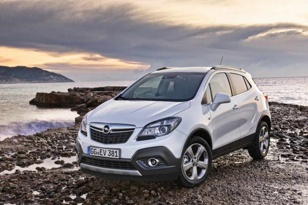 Коврики ЭВА "EVA ромб" для Opel Mokka (suv) 2012 - 2015, черные, 4шт.